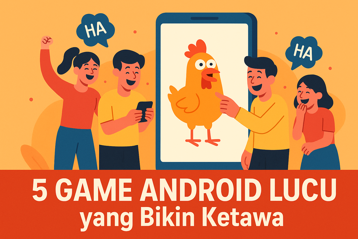 5 Game Android Lucu yang Bikin Ketawa